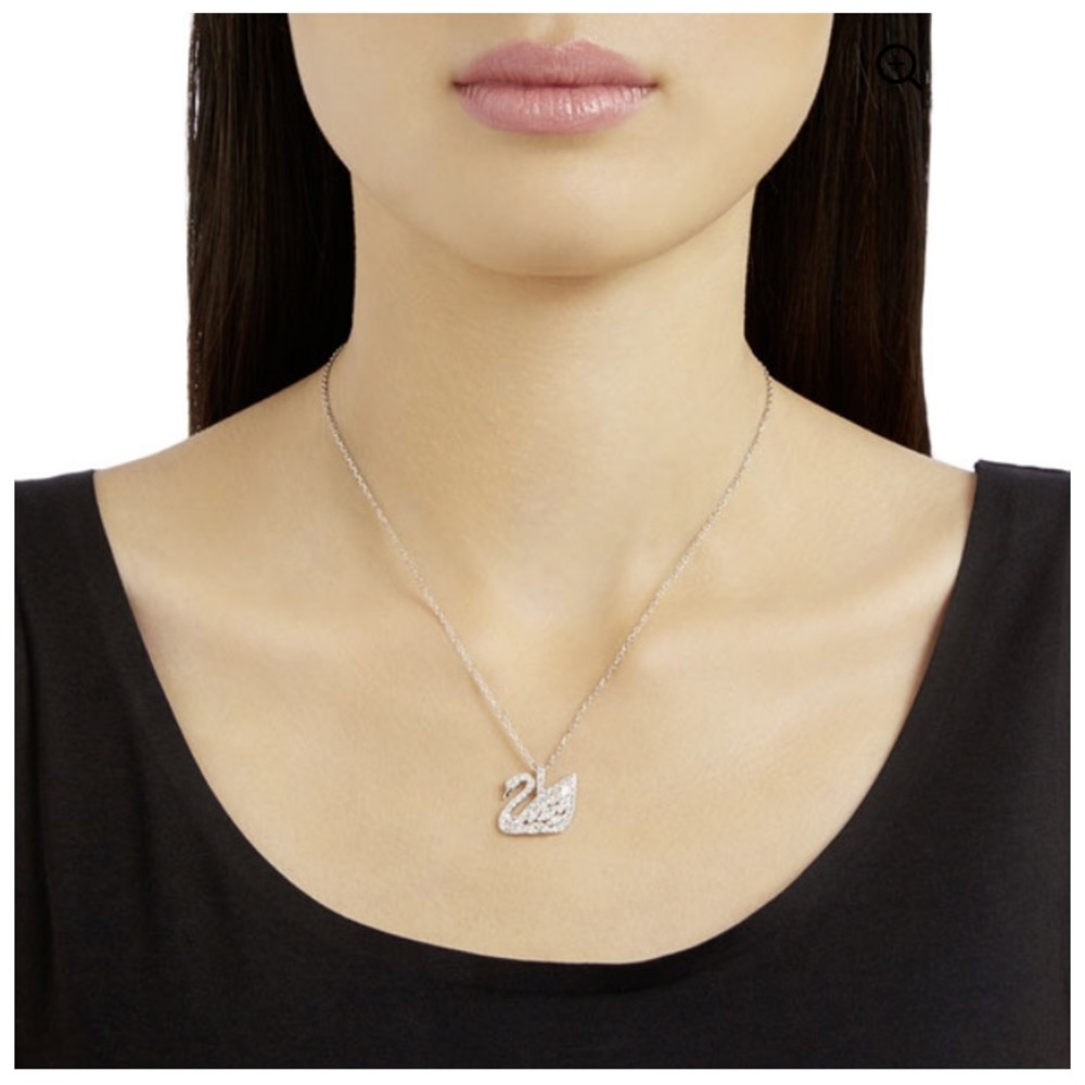 BNIB Swarovski Swan Lake Pendant